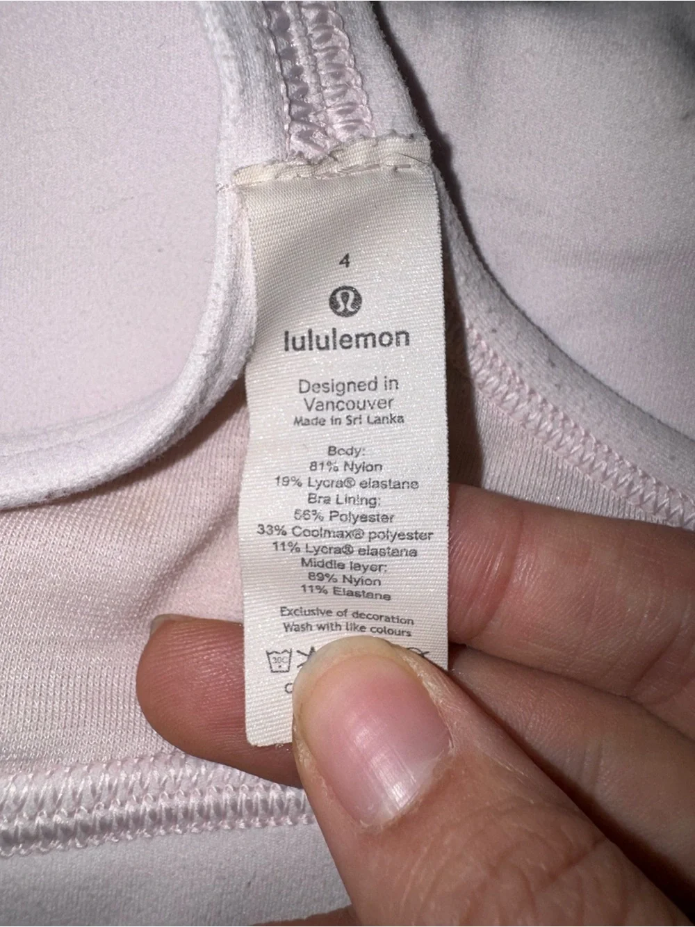 Lululemon Y bra